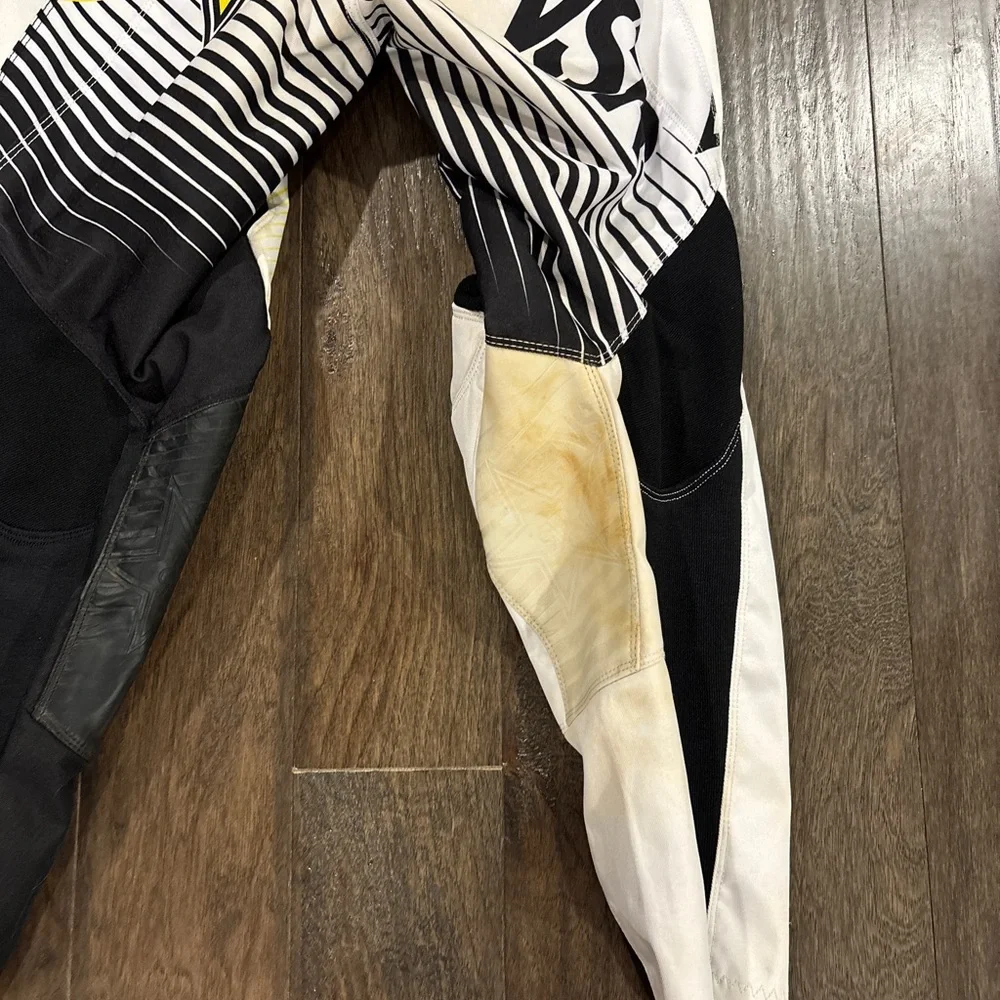 Answer Racing Rockstar Men's Black and Yellow Racing Pants - Picture 6 of 6